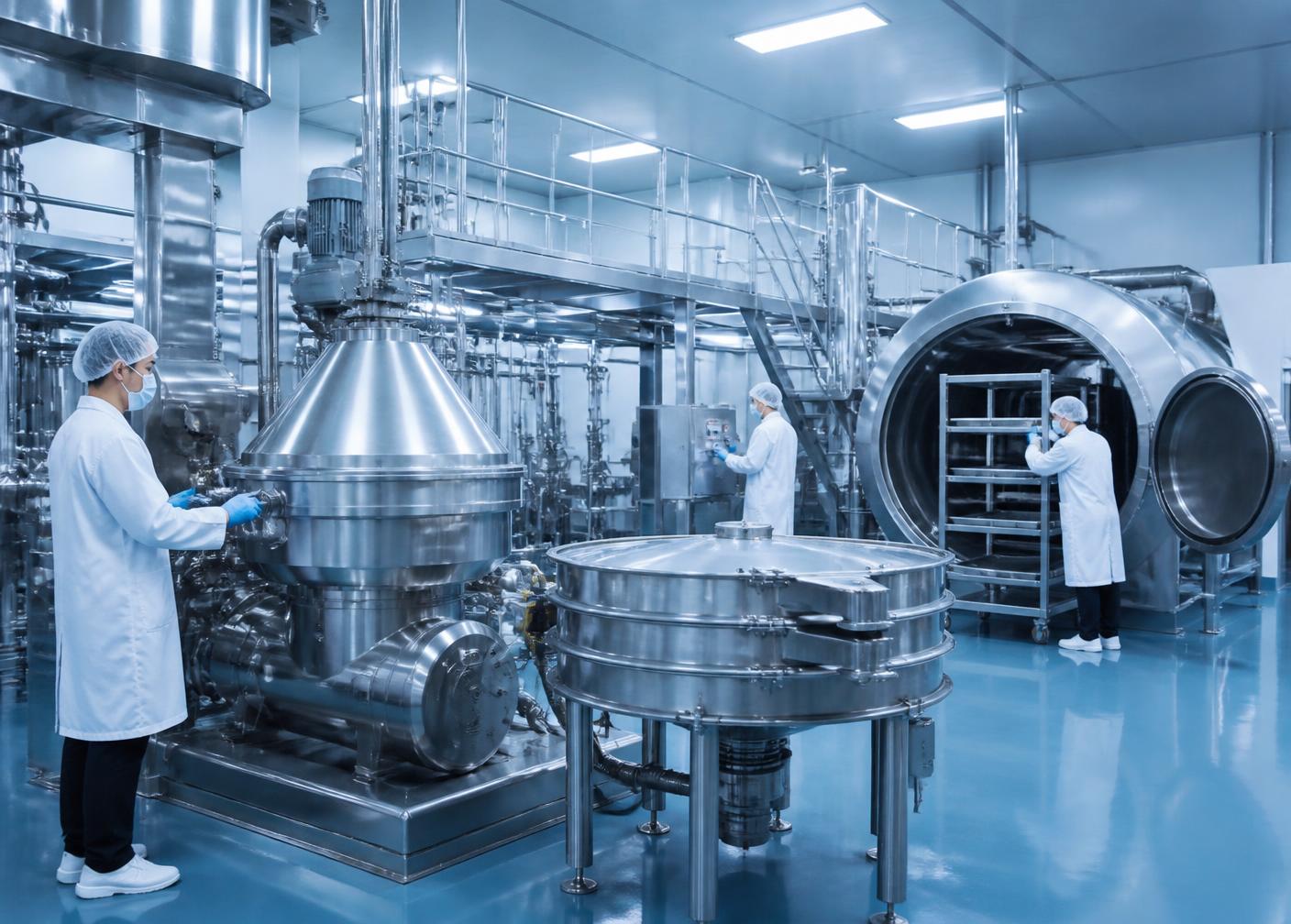 Brinova Bio processing facility with brine separation and grading equipment
